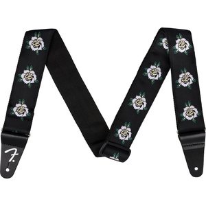 Fender Rose Strap, White, 2″(White)