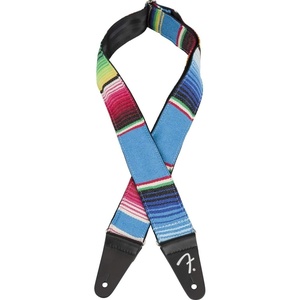 Fender Serape Guitar Strap, Guitar Accessories, 2in, Purple Multi(Blue)