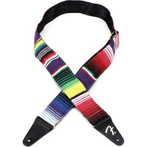 Fender Serape Guitar Strap, Guitar Accessories, 2in, Purple Multi(Purple)