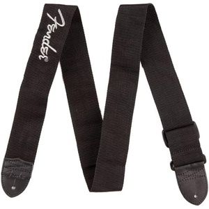 Fender Strap(Black With Gray Logo)