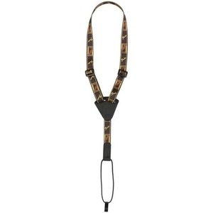 Fender Ukulele Strap, 1in, Black(Black/Yellow/Brown)