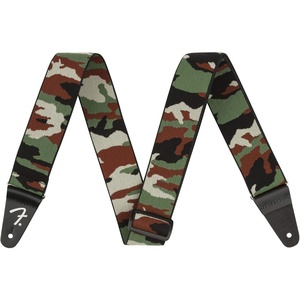 Fender WeighLess Camo Guitar Strap(Woodland Camo)