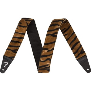 Fender Wild Animal Print Guitar Strap, 2in, Zebra(Tiger)