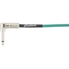 Fender Contour Coiled Instrument Cable, Guitar Accessories, Straight/Angle, Seafoam Green, 30 ft(Sherwood Green)