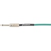 Fender Contour Coiled Instrument Cable, Guitar Accessories, Straight/Angle, Seafoam Green, 30 ft(Sherwood Green)