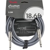 Fender Contour Instrument Cable, Guitar Cable, Guitar Accessories, Straight/Straight, Seafoam Green, 10 ft(Inca Silver)