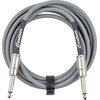 Fender Contour Instrument Cable, Guitar Cable, Guitar Accessories, Straight/Straight, Seafoam Green, 10 ft(Inca Silver)