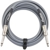 Fender Contour Instrument Cable, Guitar Cable, Guitar Accessories, Straight/Straight, Seafoam Green, 10 ft(Inca Silver)
