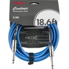 Fender Contour Instrument Cable, Guitar Cable, Guitar Accessories, Straight/Straight, Seafoam Green, 10 ft(Lake Placid Blue)