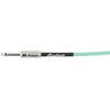 Fender Contour Instrument Cable, Guitar Cable, Guitar Accessories, Straight/Straight, Seafoam Green, 10 ft(Seafoam Green)