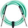 Fender Contour Instrument Cable, Guitar Cable, Guitar Accessories, Straight/Straight, Seafoam Green, 10 ft(Seafoam Green)