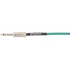 Fender Contour Instrument Cable, Guitar Cable, Guitar Accessories, Straight/Straight, Seafoam Green, 10 ft(Sherwood Green)