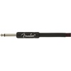 Fender Professional Series Tweed Instrument Cable, Guitar Cable, Guitar Accessories, Straight/Straight, Spiral Shielding for an Anti-Kinking Design, Daphne Blue, 15ft(Red)