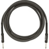 Fender Professional Series Tweed Instrument Cable, Guitar Cable, Guitar Accessories, Straight/Straight, Spiral Shielding for an Anti-Kinking Design, Daphne Blue, 15ft(Gray)