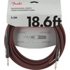 Fender Professional Series Tweed Instrument Cable, Guitar Cable, Guitar Accessories, Straight/Straight, Spiral Shielding for an Anti-Kinking Design, Daphne Blue, 15ft(Red)