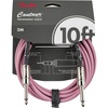 Fender Contour Instrument Cable, Guitar Cable, Guitar Accessories, Straight/Straight, Seafoam Green, 10 ft(Burgundy Mist)