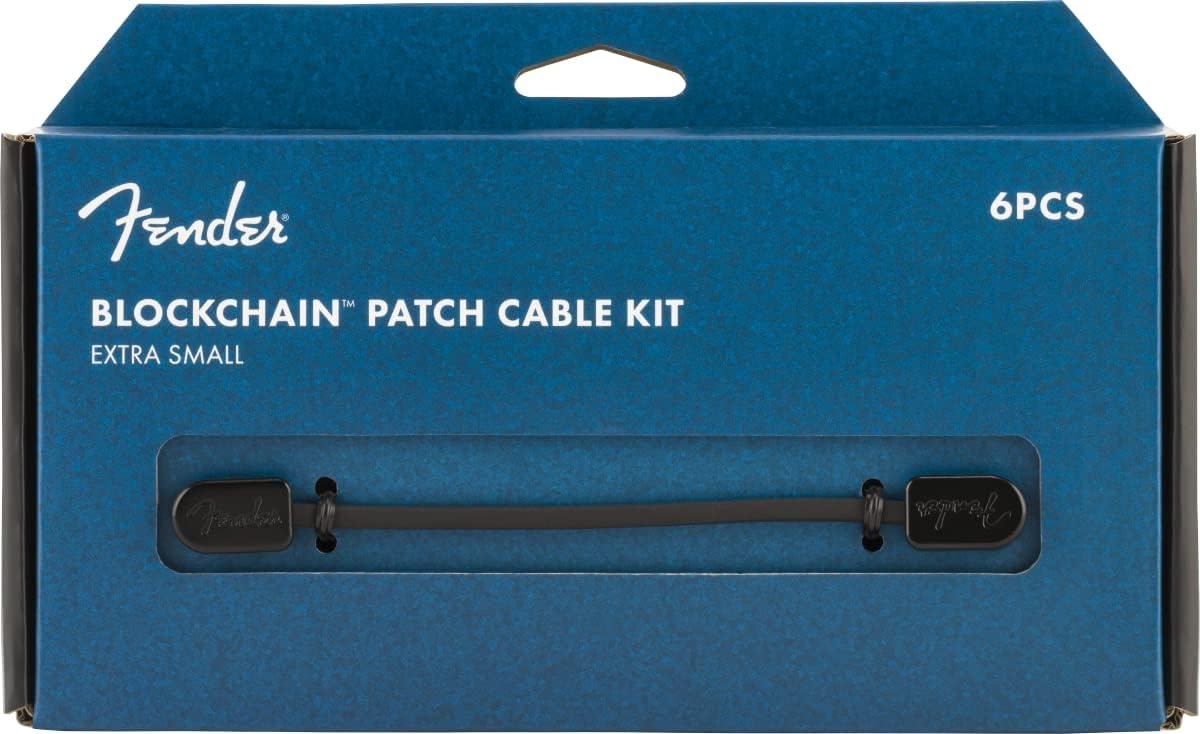 image:imageFender Blockchain Patch Cable Kit AngleAngle Black Large 15 PiecesAngleAngle