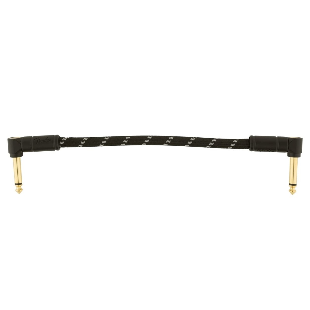 image:imageFender Deluxe Series Instrument Cable 6 Inches AngleAngle Tweed 2PackTweed