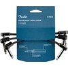 Fender Blockchain Patch Cable Kit, Angle/Angle, Black, Large, 15 Pieces(Angle/Angle)