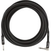 Fender Professional Series Instrument Cable, Guitar Cable, Guitar Accessories, Angle/Angle, Black, 6in, 2-Pack(18.6ft)