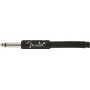 Fender Professional Series Instrument Cable, Guitar Cable, Guitar Accessories, Angle/Angle, Black, 6in, 2-Pack(18.6ft)