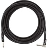 Fender Professional Series Instrument Cable, Guitar Cable, Guitar Accessories, Angle/Angle, Black, 6in, 2-Pack(18.6ft (Pack of 5))