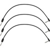 Fender Blockchain Patch Cable Kit, Angle/Angle, Black, Large, 15 Pieces(Straight/Angle)