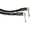 Fender Professional Series Instrument Cable, Guitar Cable, Guitar Accessories, Angle/Angle, Black, 1ft(Black)