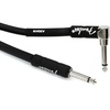 Fender Professional Series Instrument Cable, Guitar Cable, Guitar Accessories, Angle/Angle, Black, 6in, 2-Pack(25ft)