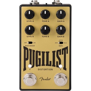 Fender Santa Ana V2 Overdrive Guitar Effects Pedal, Black(Pugilist Distortion Pedal)