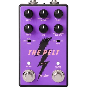 Fender Santa Ana V2 Overdrive Guitar Effects Pedal, Black(The Pelt Fuzz Pedal)