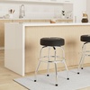Fender Spaghetti Logo Swivel Barstool with Guitar Picks Pouch, Great Gifts for Dad, with 1 Year Limited Warranty, Simple Assembly, Black/Black, 30″(Spaghetti Logo)
