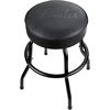 Fender Spaghetti Logo Swivel Barstool with Guitar Picks Pouch, Great Gifts for Dad, with 1 Year Limited Warranty, Simple Assembly, Black/Black, 30″(Blackout Logo)