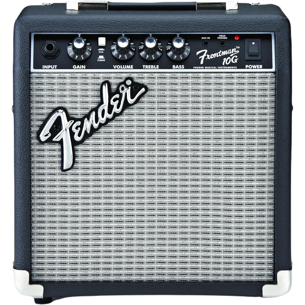 image:imageFender Frontman 10G Electric Guitar Amplifier 10Watt Amp BlackSilverBlack