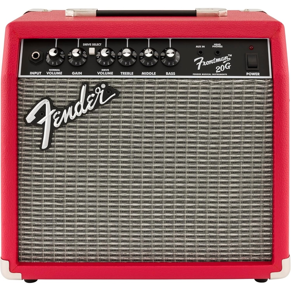 image:imageFender Frontman 10G Electric Guitar Amplifier 10Watt Amp BlackSilverRed