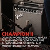 Fender Champion II 50-Watt Electric Guitar Amplifier, 2-Channel Combo Amp(Black)