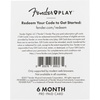 Fender Play 6-Month Subscription Prepaid Gift Card(6 – Month Subscription)