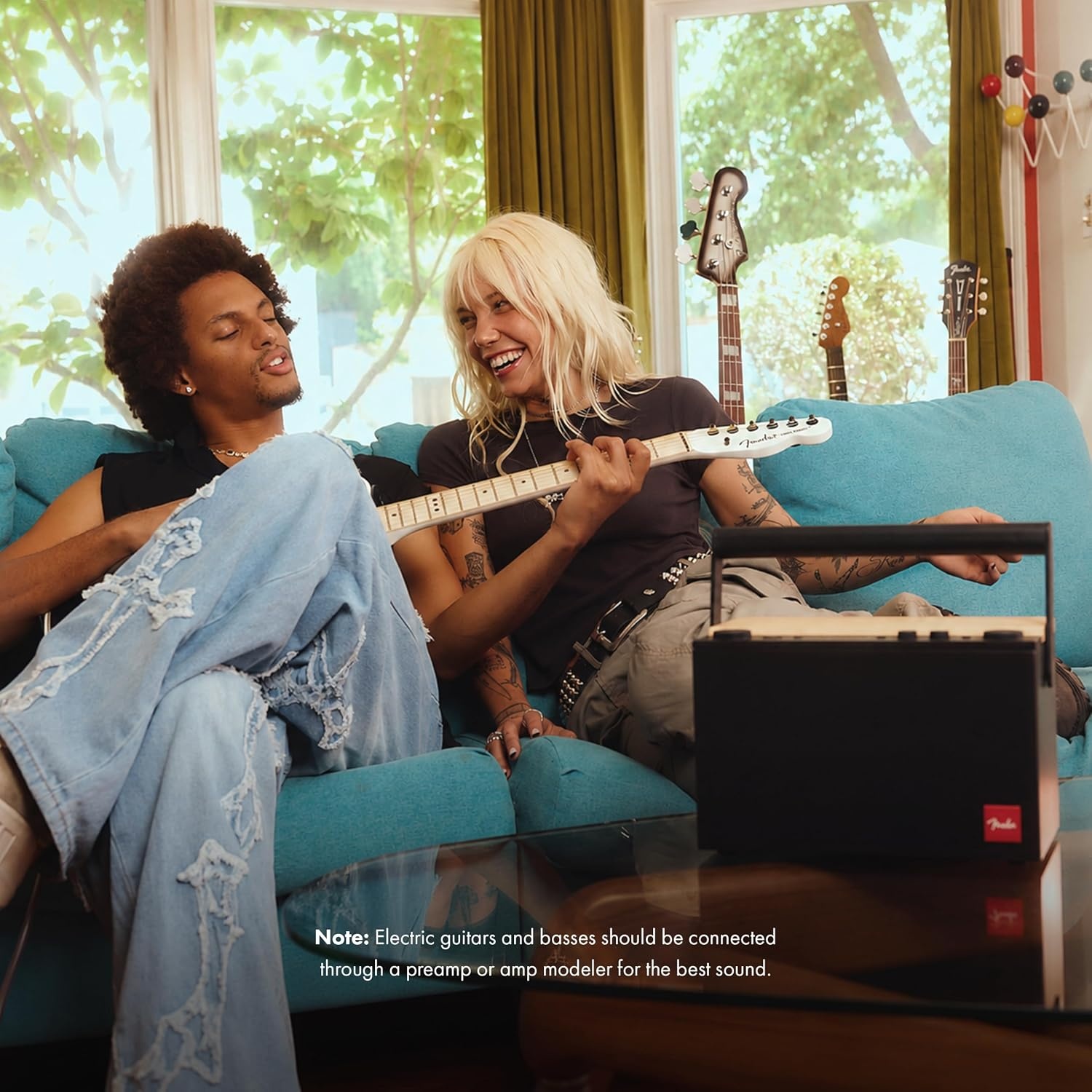 image:imageFender Audio Elie 12 Bluetooth Speaker Portable 4Channel Input XLR14Skyscraper Black