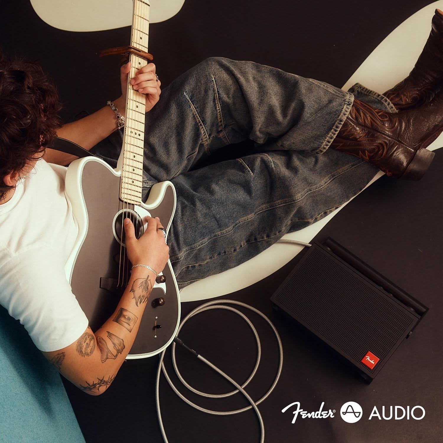 image:imageFender Audio Elie 12 Bluetooth Speaker Portable 4Channel Input XLR14Skyscraper Black