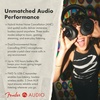 Fender Audio Mix Over Ear Wireless Headphones w/Active Noise Cancellation(Skyscraper Black)