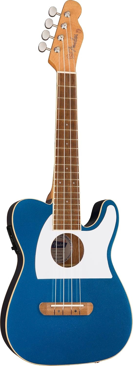 image:imageFender 4String Ukulele Right Shell Pink 0970533556Lake Placid Blue