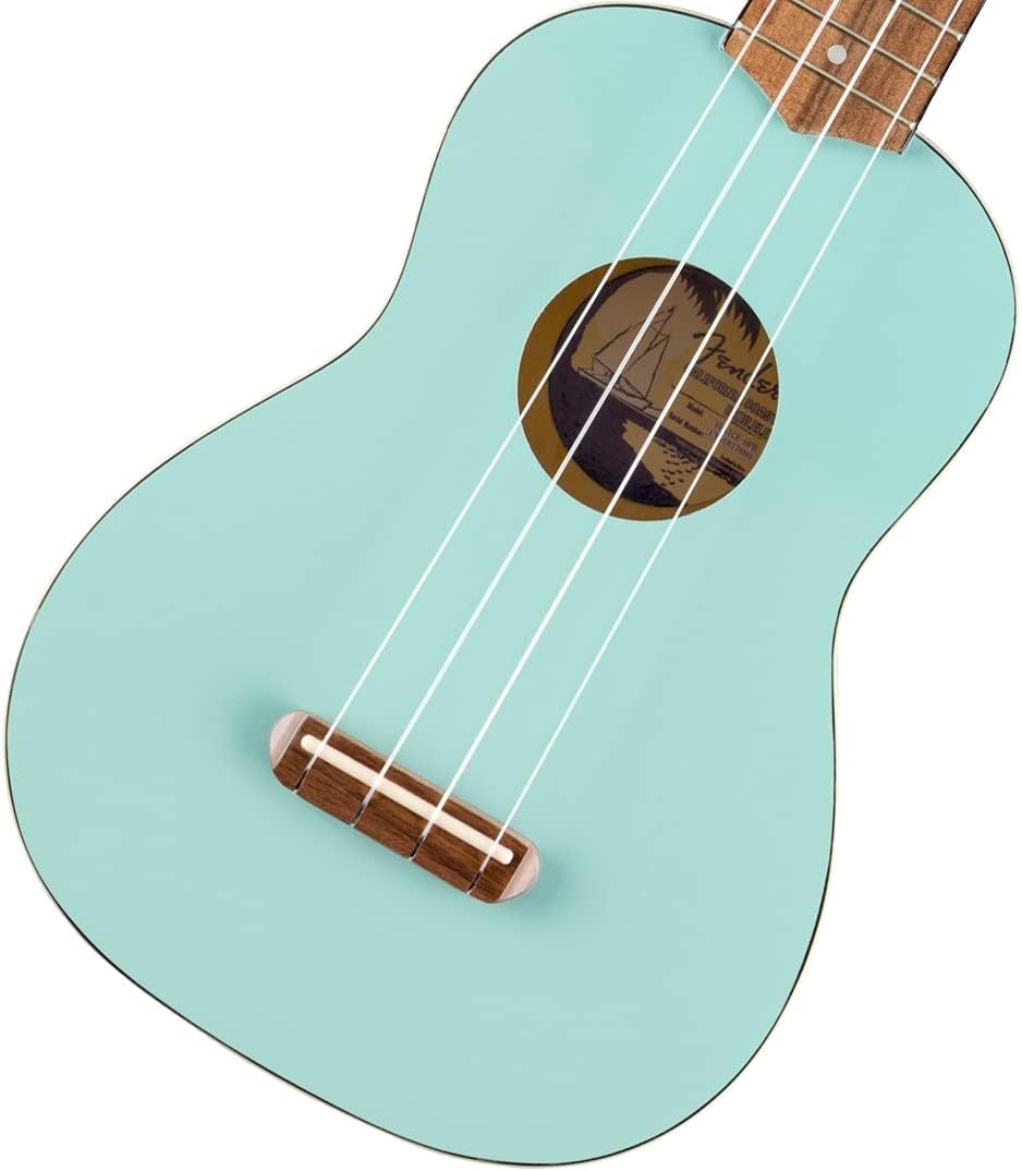 image:imageFender Venice Soprano Ukulele BlackDaphne Blue