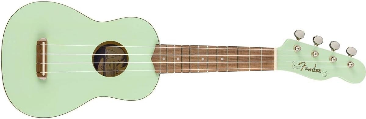 image:imageFender Venice Soprano Ukulele BlackSurf Green