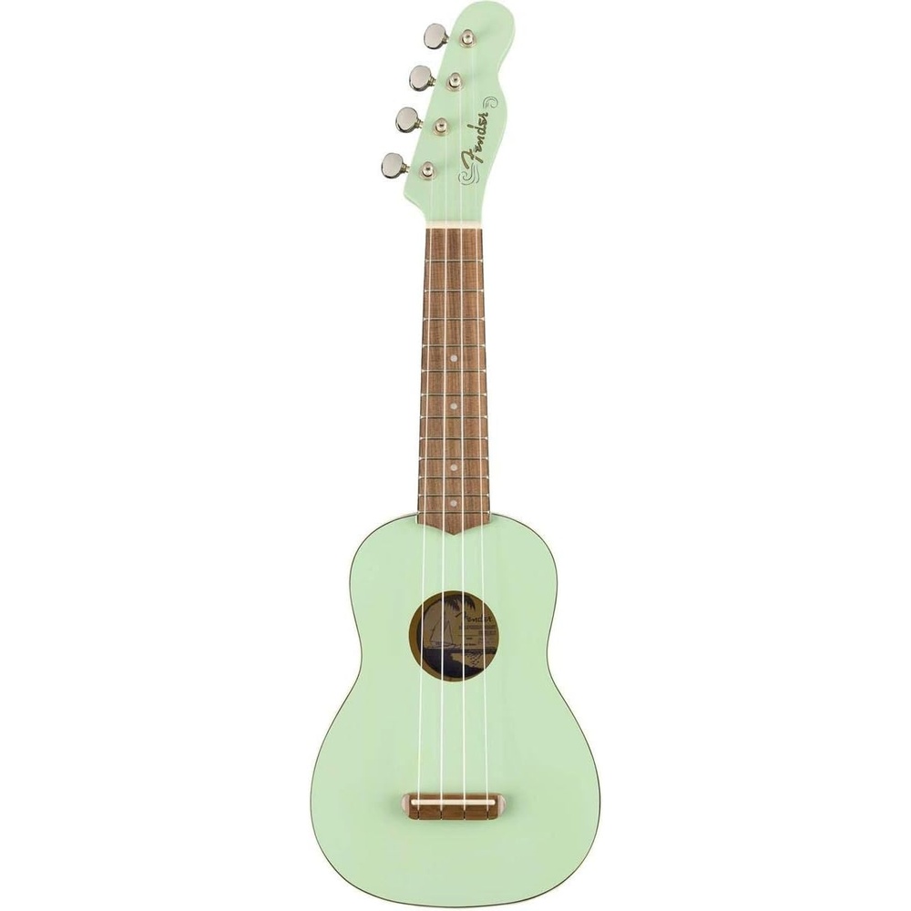 image:imageFender Venice Soprano Ukulele BlackSurf Green