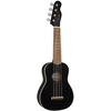 Fender Venice Soprano Ukulele, Black(Black)