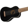 Fender Venice Soprano Ukulele, Black(Black)