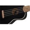 Fender Venice Soprano Ukulele, Black(Black)