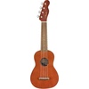 Fender Venice Soprano Ukulele, Black(Natural)