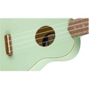 Fender Venice Soprano Ukulele, Black(Surf Green)
