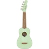 Fender Venice Soprano Ukulele, Black(Surf Green)
